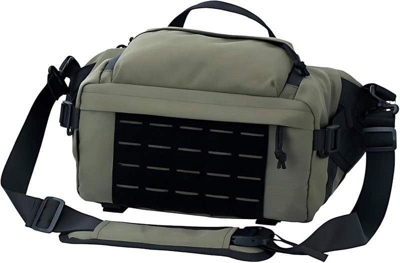 Green Oxford Cloth 8L Sling Backpack Crossbody Travel Pack Special Edition - Image 1